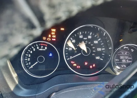 2016 Honda Hr-V Ex-L из США, поврежденный, VIN 3CZRU6H70GM711103